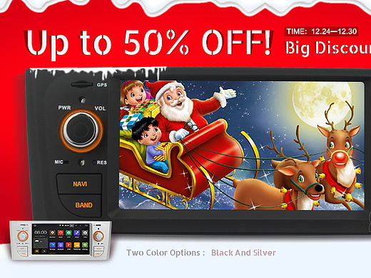 圣诞题材车载导航banner（个人主页-ZMTk2MTU5NDQ=） - 运营设计 - 站酷设计师Mr_Leeyh原创素材 - 站酷ZCOOL