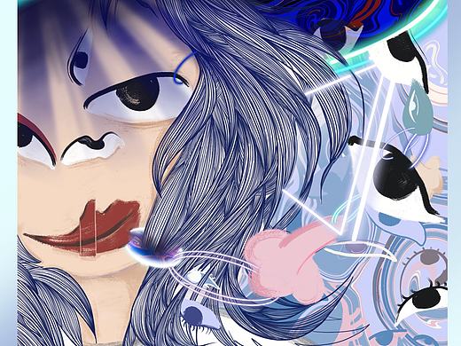 《你眼里的我 叛逆或乖巧 文静或顺从 但都不是我》1（个人主页-ZNDU3NTkxOTY=） - 创作习作 - 站酷设计师JIANYIWSSY原创素材 - 站酷ZCOOL