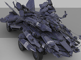 科幻装甲车——巨鳄载具