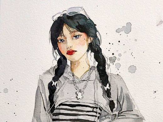 水彩练习（个人主页-ZNTcwNDE5MTI=） - 绘画 - 站酷设计师灰白姑娘原创素材 - 站酷ZCOOL