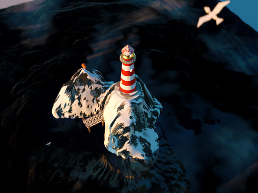 初期个人作品 《lighthouse_灯塔》