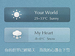心情天氣（個(gè)人主頁(yè)-ZMjYwOTQ0OA==） - 主題/皮膚 - 站酷設(shè)計(jì)師星之蕩漾原創(chuàng)素材 - 站酷ZCOOL