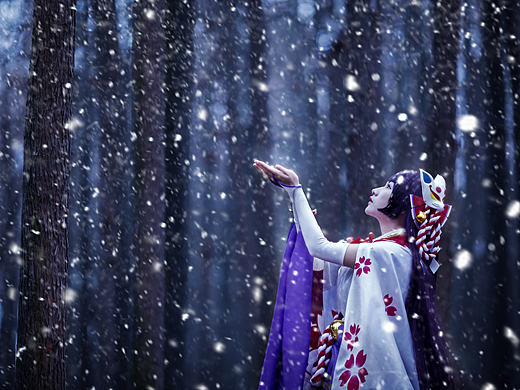 阴阳师雪女cos kitty版