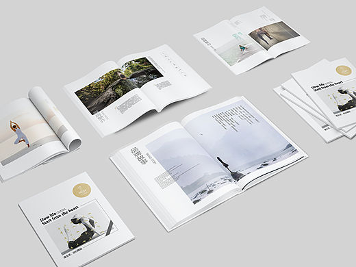 凡圣瑜伽品牌画册设计——子非乌鸦