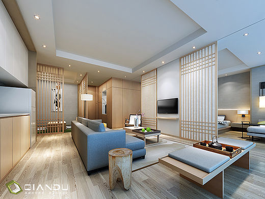 希爾頓酒店樣板間（個人主頁-ZMTU2MjM4MDA=） - 家裝設(shè)計 - 站酷設(shè)計師00吳工00原創(chuàng)素材 - 站酷ZCOOL