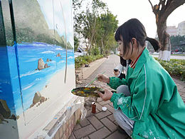 珠海电箱彩绘改造