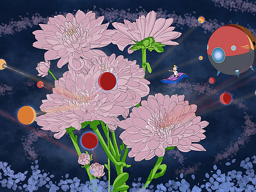 巨型植物 #小孩子的世界