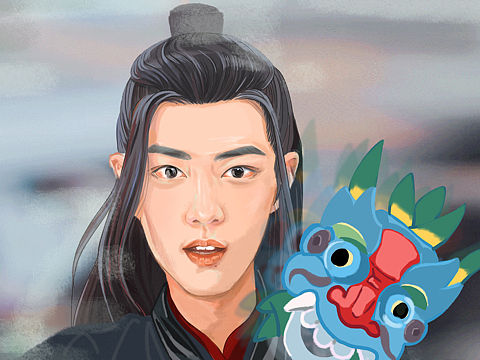 肖戰(zhàn)陳情令～特寫(xiě)（個(gè)人主頁(yè)-ZMzI4OTAyNDg=） - 創(chuàng)作習(xí)作 - 站酷設(shè)計(jì)師SunMoRen原創(chuàng)素材 - 站酷ZCOOL