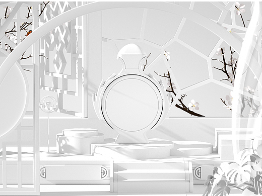 C4D場景練習(xí)，白模（個人主頁-ZNjUxMzM0MTY=） - 創(chuàng)作習(xí)作 - 站酷設(shè)計師Galaxy星云原創(chuàng)素材 - 站酷ZCOOL