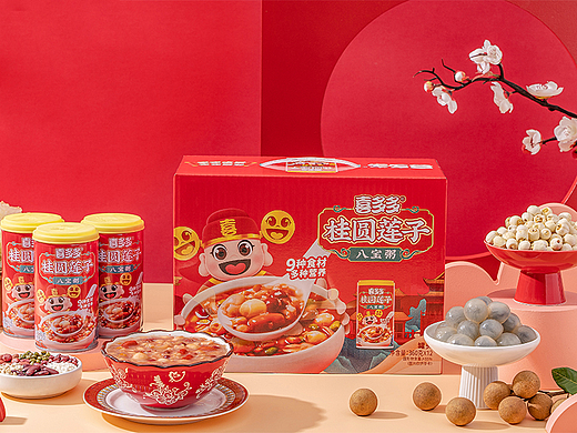 喜多多 X 桂圆莲子八宝粥产品拍摄