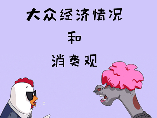 大众经济情况和消费观