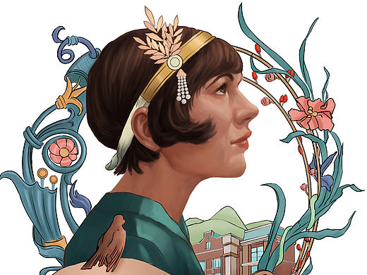 给广告公司画的组广告宣传插画
