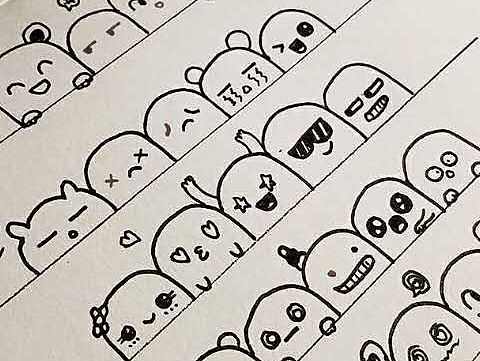 最近练级手绘简笔画！（个人主页-ZMjE2NTA3MzY=） - 新锐潮流插画 - 站酷设计师rapy2k原创素材 - 站酷ZCOOL