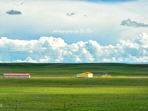 青海湖畔的人家