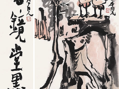 本见画画
