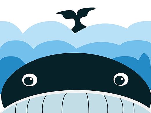 一系列鲸鱼小logo