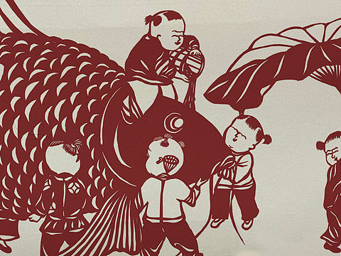 鱼莲系列刻纸（个人主页-ZNTUyNDczMzI=） - 其他手工艺 - 站酷设计师阿琛97原创素材 - 站酷ZCOOL