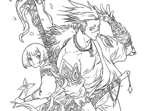 线描临摹