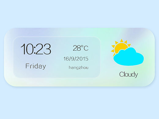 天气图标 中文英文