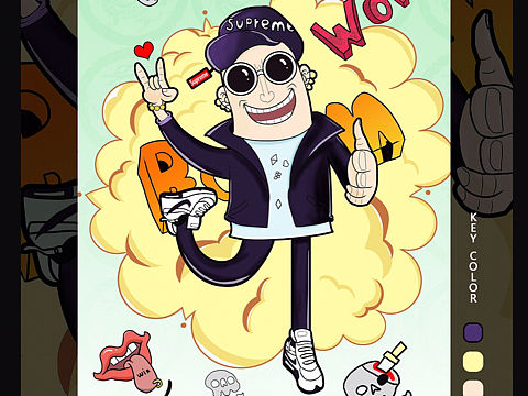 涂鸦（个人主页-ZMzQ2NTI2NzY=） - 新锐潮流插画 - 站酷设计师vicki兔子原创素材 - 站酷ZCOOL