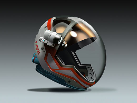 超写实 太空服 头盔