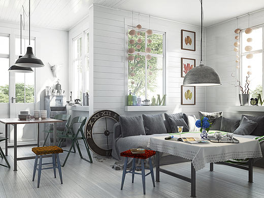 《最右设计|恬静的馥郁·欧美复古田园》