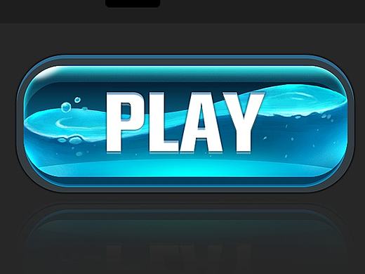 zs娃子老师_游戏ui_游戏按钮设计_logo设计_玻璃_晶莹质感_gui