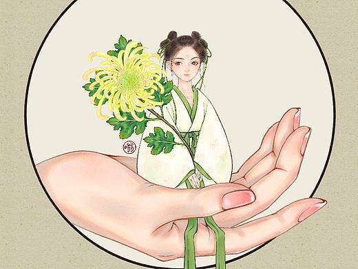 掌中小物——清明菊（個(gè)人主頁(yè)-ZNTg5ODcyMDA=） - 創(chuàng)作習(xí)作 - 站酷設(shè)計(jì)師禿頭嗡原創(chuàng)素材 - 站酷ZCOOL