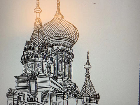 Ai制作，索菲亚教堂（个人主页-ZMzgwMDU5NjQ=） - 其他 - 站酷设计师wuli黑原创素材 - 站酷ZCOOL