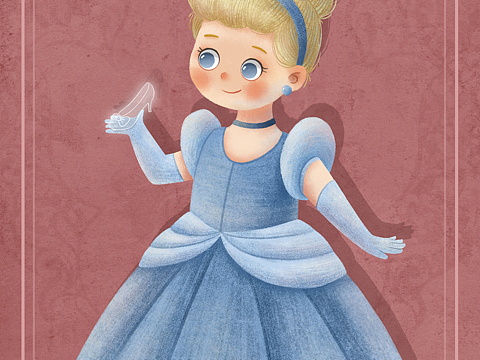 仙蒂公主～迪士尼公主系列插画(2)