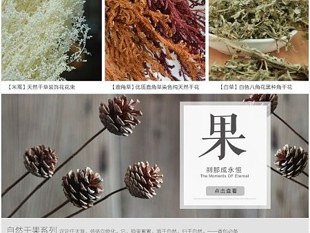 干花 装饰 艺术范.