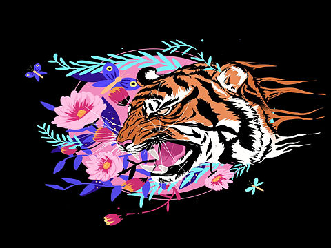 猛虎和兔子