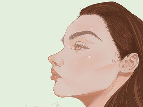 【速涂练习】Procreate侧脸