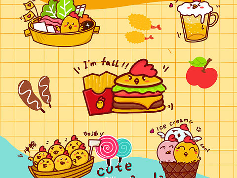 作业（个人主页-ZNDEzNjI4NTY=） - IP形象 - 站酷设计师小猫Yang原创素材 - 站酷ZCOOL