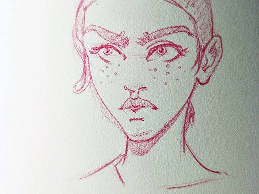 速寫17（個人主頁-ZNDQ2NTQ2MTI=） - 繪畫 - 站酷設(shè)計師覃湘華原創(chuàng)素材 - 站酷ZCOOL