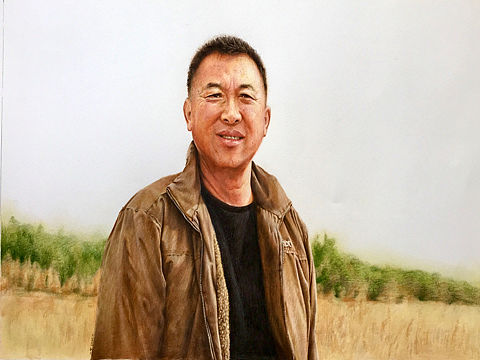 寫實(shí)彩鉛《老領(lǐng)導(dǎo)》（個(gè)人主頁(yè)-ZNDQ5MjQ1Njg=） - 繪畫 - 站酷設(shè)計(jì)師一兮手繪原創(chuàng)素材 - 站酷ZCOOL