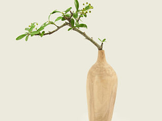 禅意实木花器