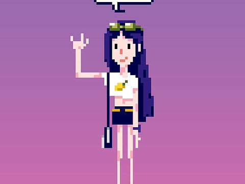 pixel girl（个人主页-ZMjM2MzkzOTY=） - 像素画 - 站酷设计师zitao原创素材 - 站酷ZCOOL
