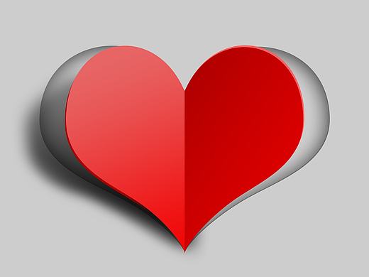 立体风格--❤型