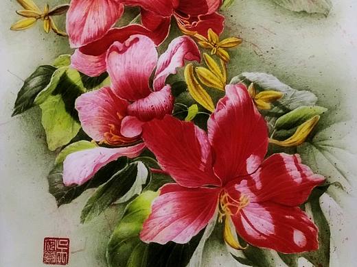 定制彩铅——《花》