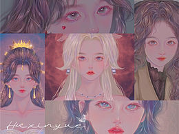 手绘插画人物