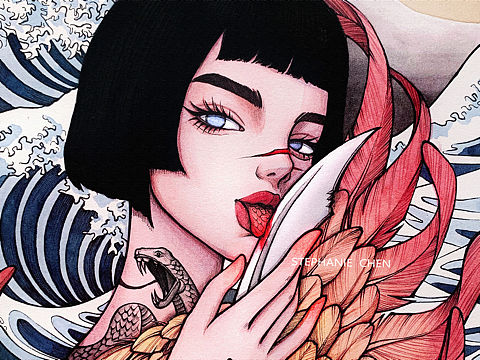 手繪更新（個(gè)人主頁-ZNDEwNTk5NTI=） - 創(chuàng)作習(xí)作 - 站酷設(shè)計(jì)師StephanieChen原創(chuàng)素材 - 站酷ZCOOL