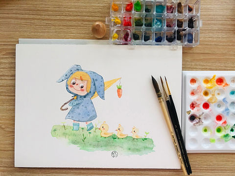 原创下雨系列（伍）