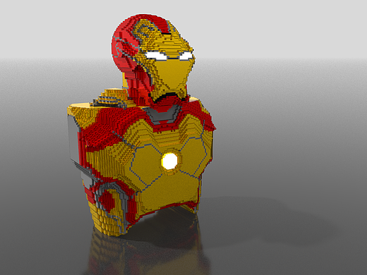 建了一半的钢铁侠 by Magicavoxcel