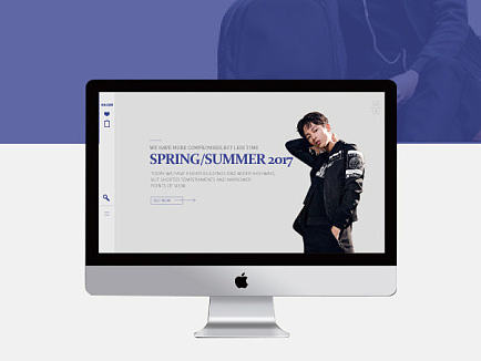 关于男装的网页