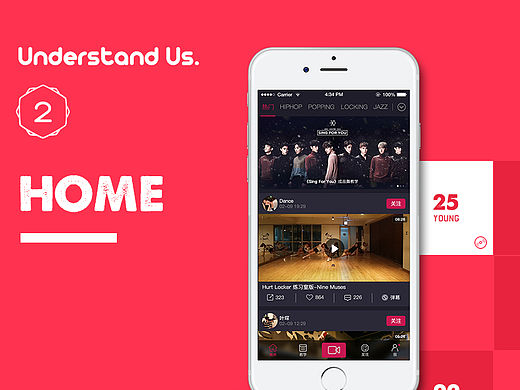 Dancer 舞者聚集地（个人主页-ZMTUyMDMyMTI=） - APP界面 - 站酷设计师CaseyRonin原创素材 - 站酷ZCOOL