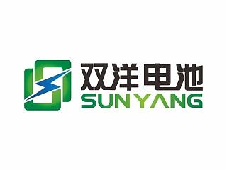 S品牌字母与电的标志形象组合为电池公司标志设计