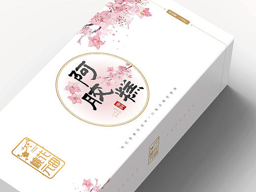 桃花元曲阿胶糕LOGO及包装