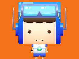 Q版风格化卡通人物