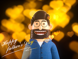父親節(jié)卡通形象